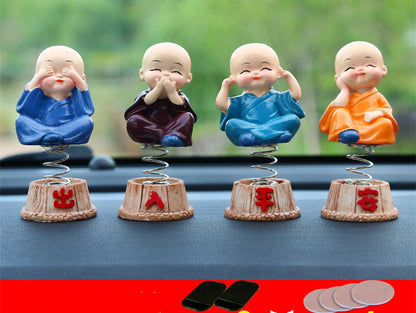 Little Monk's Car Interior Decorations And Cute Ornaments