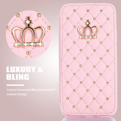 Premium Crown Card Leather Samsung Phone Case