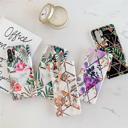 Huawei Floral Design Mobile Phone Case