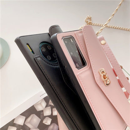 Leather Handbag Phone Case for Huawei Phones