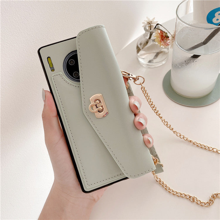 Leather Handbag Phone Case for Huawei Phones