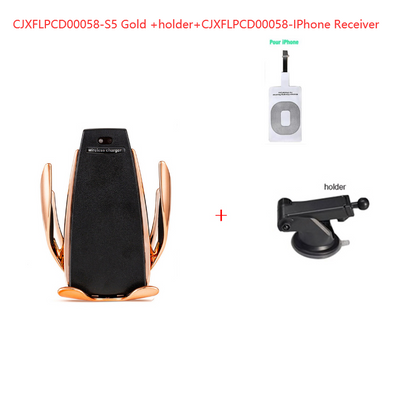 S5 Car Wireless Charging Mobile Phone Bracket