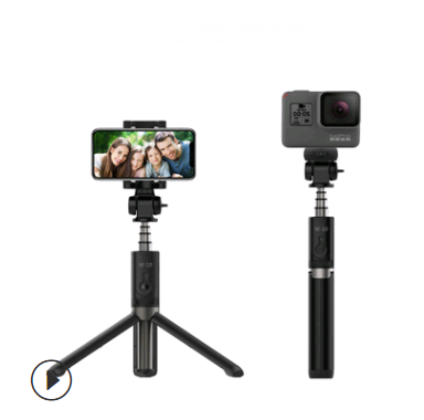 Apple-Compatible Bluetooth Tripod Selfie Stick with Remote Control