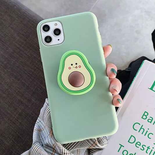 Avocado & Cartoon Smile Samsung Cases