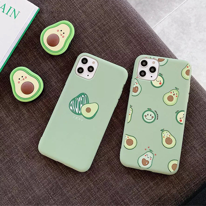 Avocado & Cartoon Smile Samsung Cases