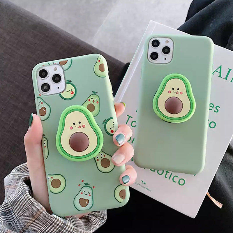 Avocado & Cartoon Smile Samsung Cases