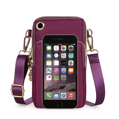 3-Zip Phone/Wallet/Coin Purse Bag