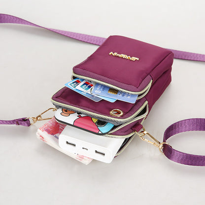 3-Zip Phone/Wallet/Coin Purse Bag