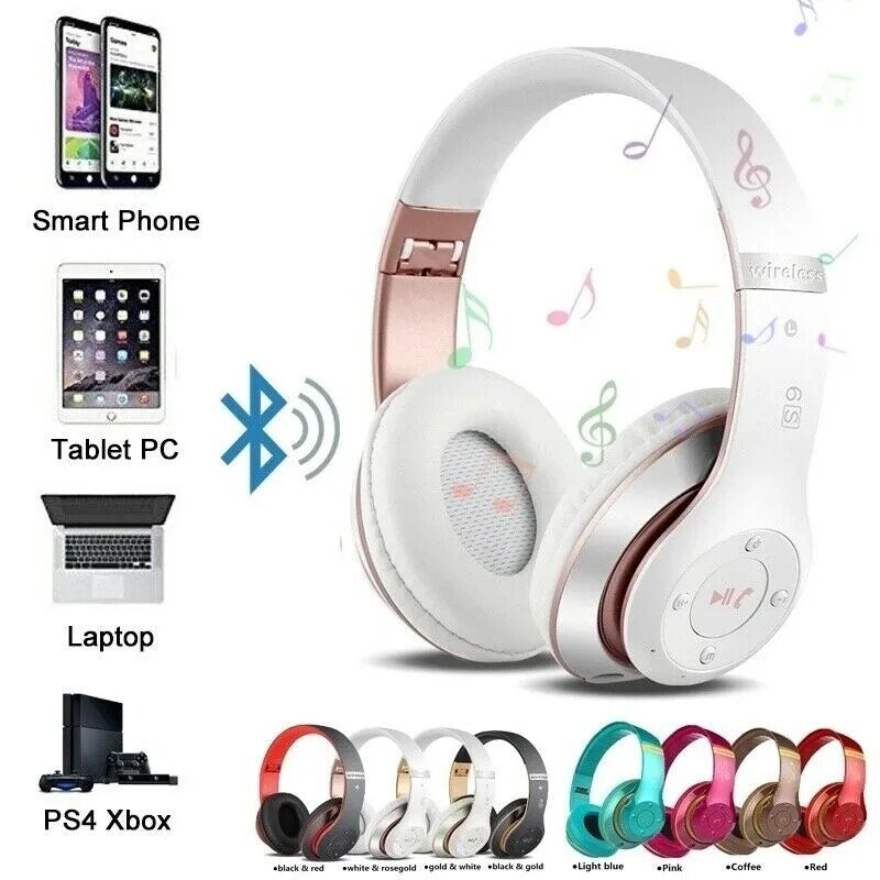 Wireless Bluetooth 5.0 Headphones for iPhone and Android