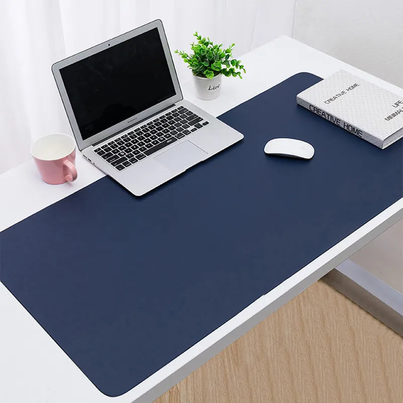 Large Waterproof PU Leather Gaming Mouse Pad