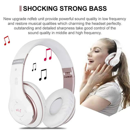 Wireless Bluetooth 5.0 Headphones for iPhone and Android