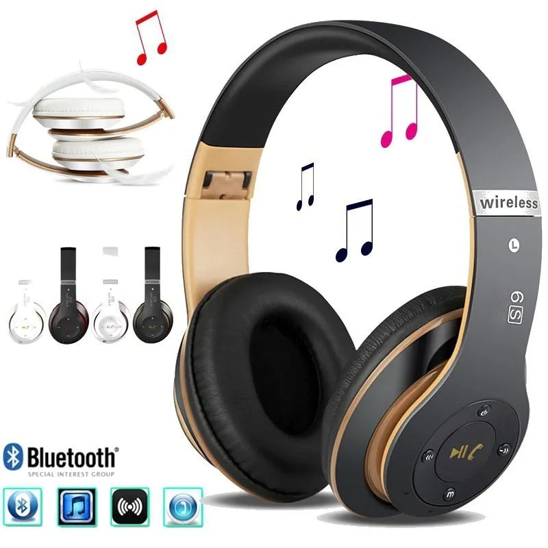 Wireless Bluetooth 5.0 Headphones for iPhone and Android