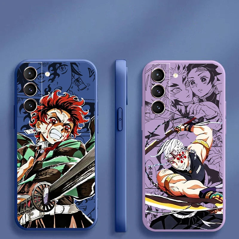 Demon Slayer Uzui Tengen Silikonhülle für Samsung Galaxy Handys