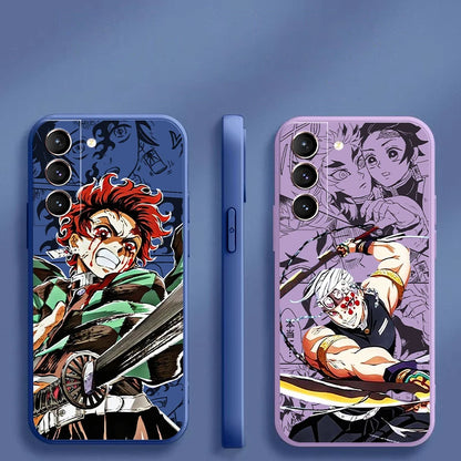 Demon Slayer Uzui Tengen Silicone Case for Samsung Galaxy phones