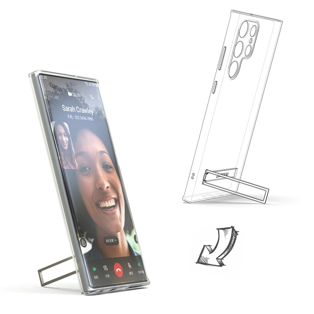 Bracket Case with Stand for Samsung Galaxy Phones