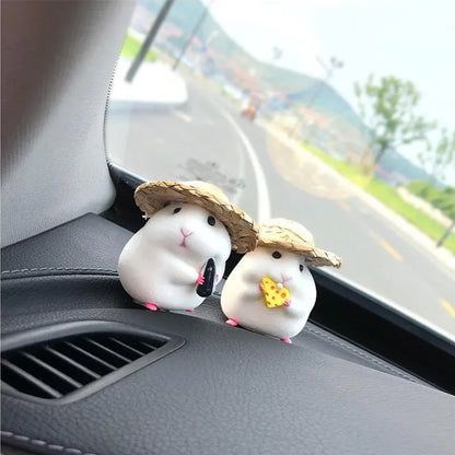 Cute Hamster Car Decor - Add a Touch of Fun to Your Ride