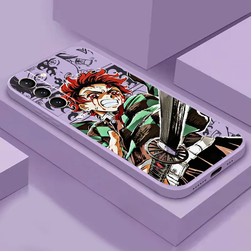 Demon Slayer Uzui Tengen Silicone Case for Samsung Galaxy phones