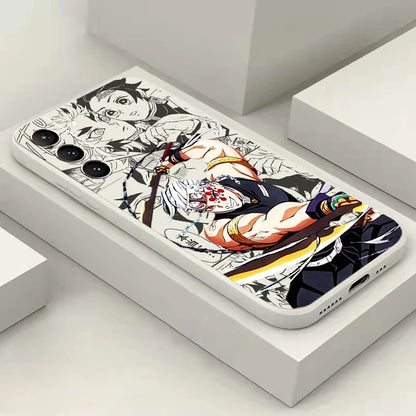 Demon Slayer Uzui Tengen Silicone Case for Samsung Galaxy phones