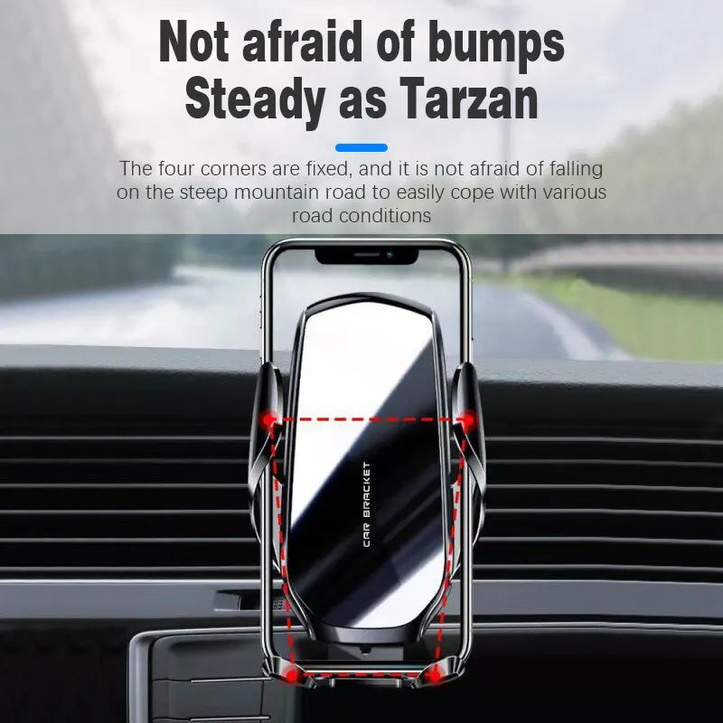 New Mirror Car Phone Holder with Gravity Sensing