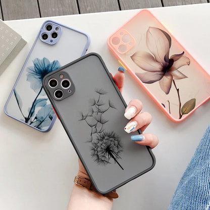 Daisy Flower iPhone Case | Shockproof Cover for iPhone 7-15