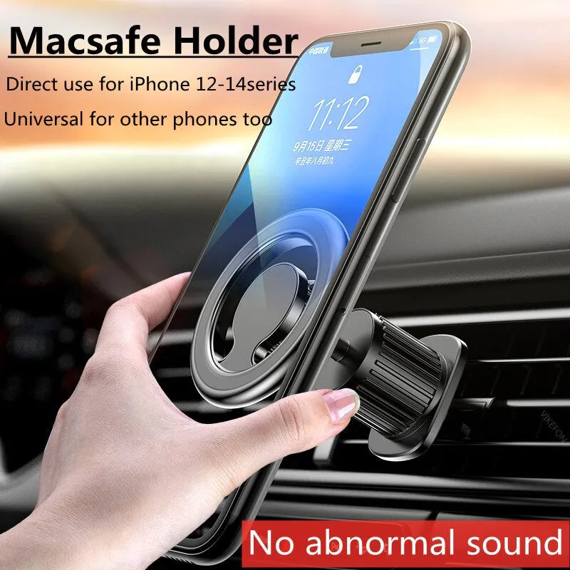 Magnetic Car Phone Holder with Macsafe Compatibility