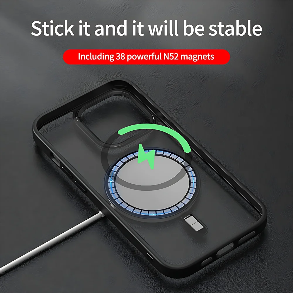 MagSafe Magnetic Wireless Charging iPhone Case