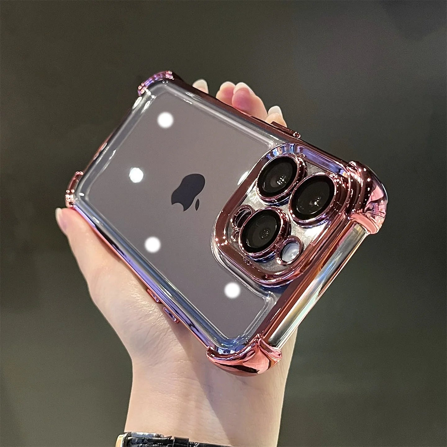 Luxury Clear Shockproof iPhone Case