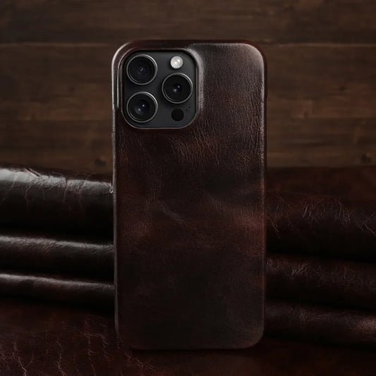 Genuine Leather Case - iPhone Elegance