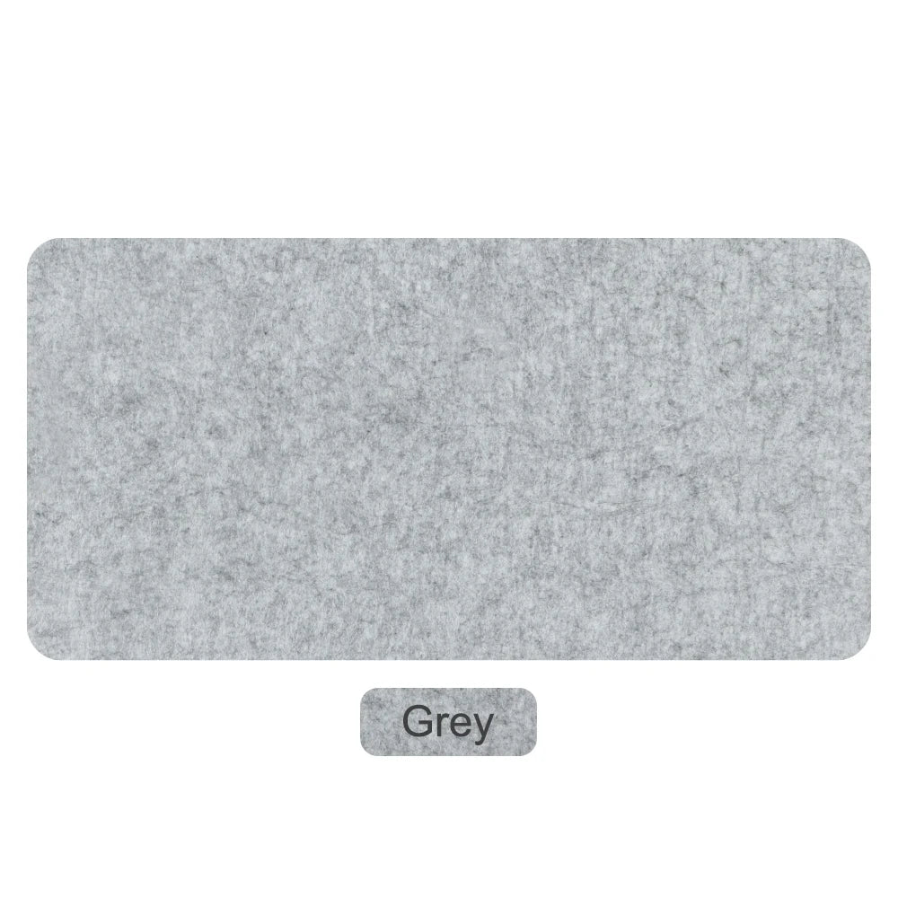 Large Wool Felt Desk Mat for Office and Gaming