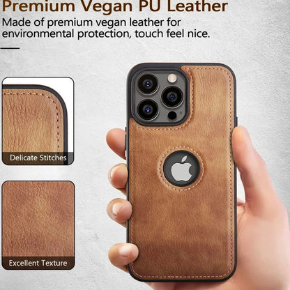 Ultra Thin Leather Phone Case for iPhone - Shockproof