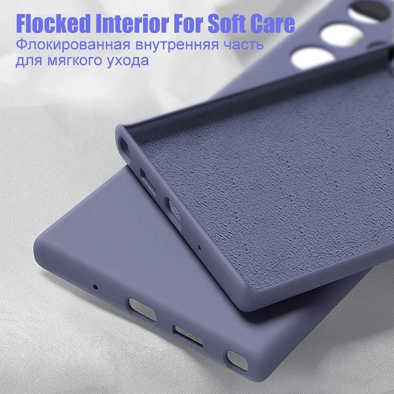 Liquid Silicone Case for Samsung Galaxy S21/S22/S23 Series Phones