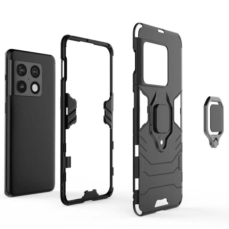 OnePlus Shockproof Armor Case with Ring Holder