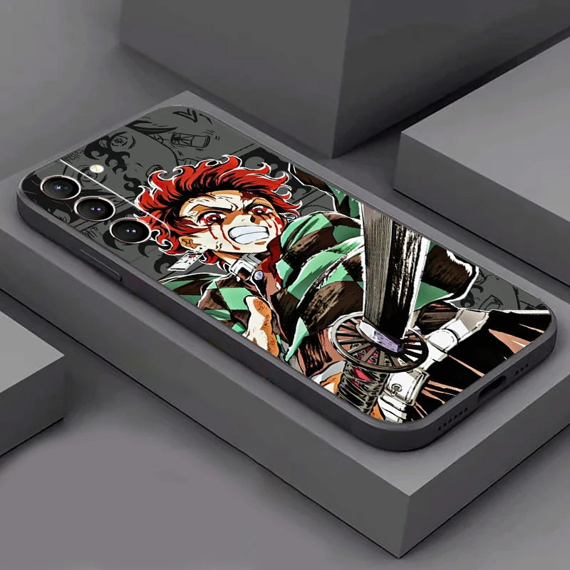 Demon Slayer Uzui Tengen Silicone Case for Samsung Galaxy phones