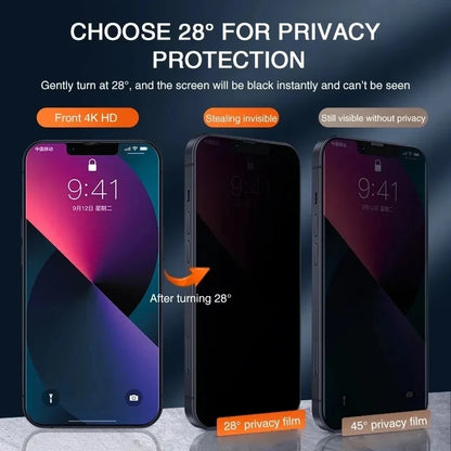 Sichtschutz für iPhone - Anti-Spionage-Glas