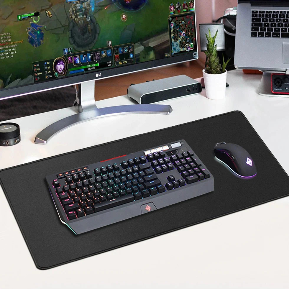 Long Speed XXL Black Mouse Pad