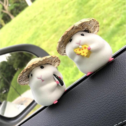 Cute Hamster Car Decor - Add a Touch of Fun to Your Ride