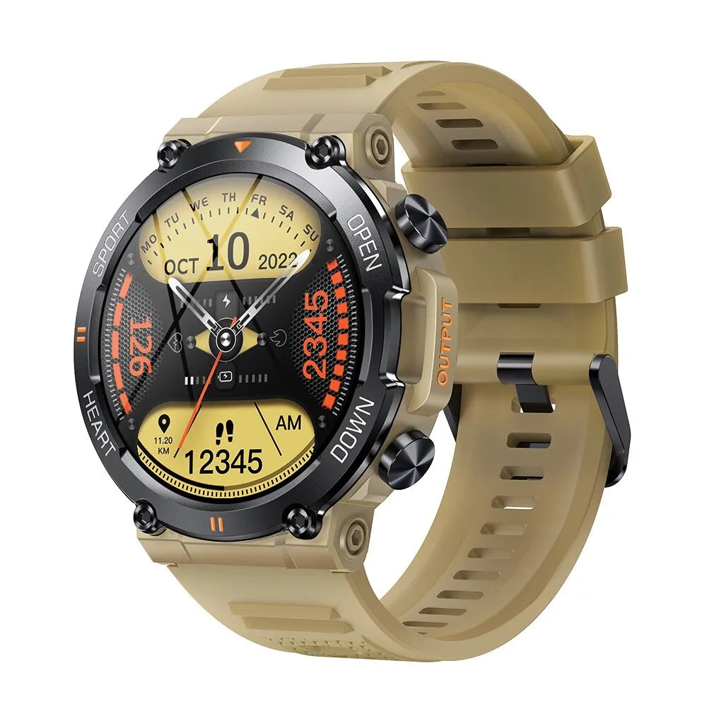 Smartwatch for Sports and Fitness color khaki