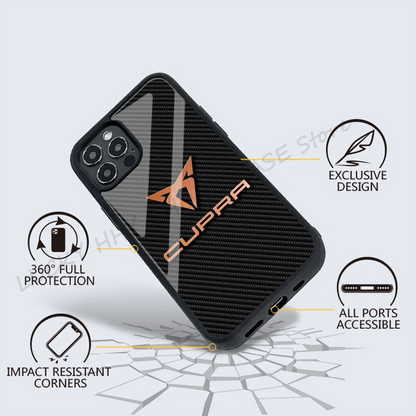 Strong Magnetic Cupra Racing Phone Case for iPhone 11-15