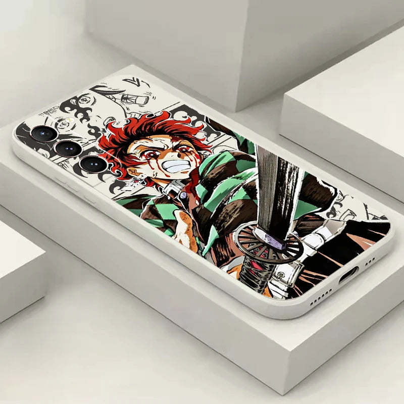 Demon Slayer Uzui Tengen Silicone Case for Samsung Galaxy phones