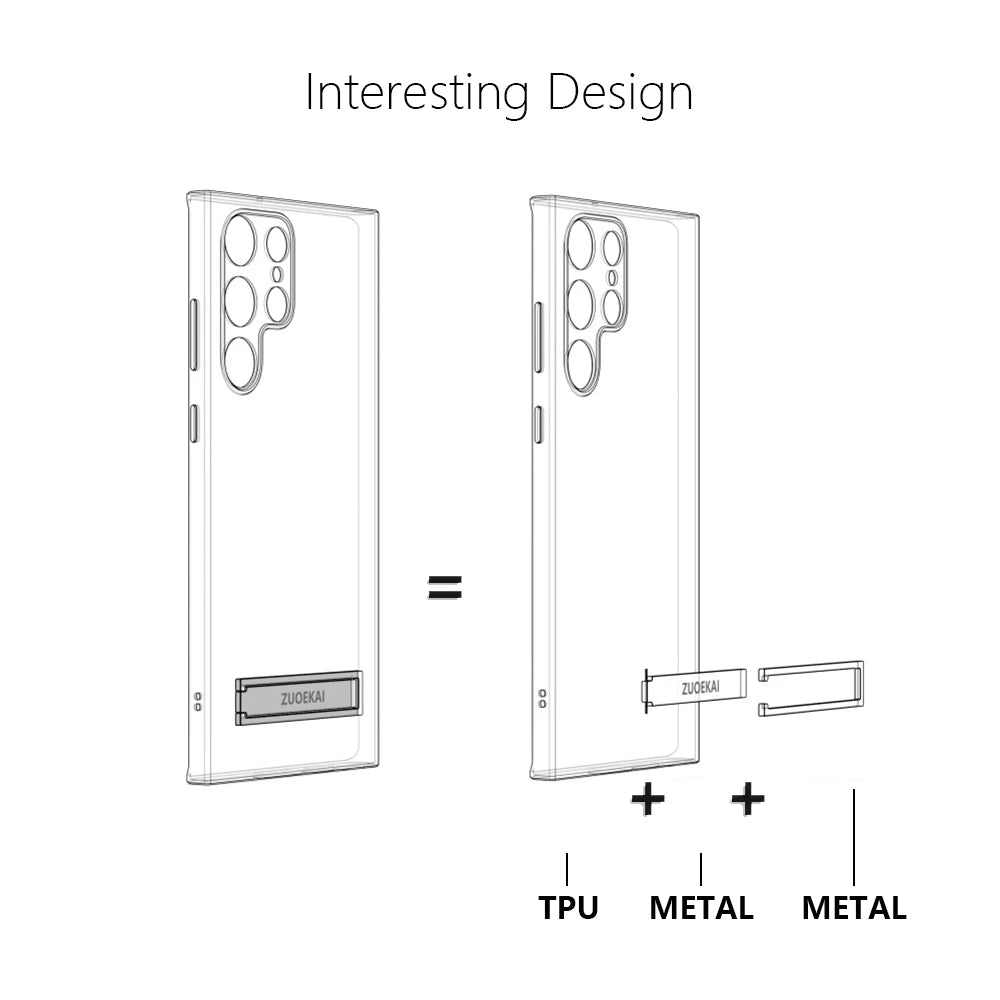 Bracket Case with Stand for Samsung Galaxy Phones