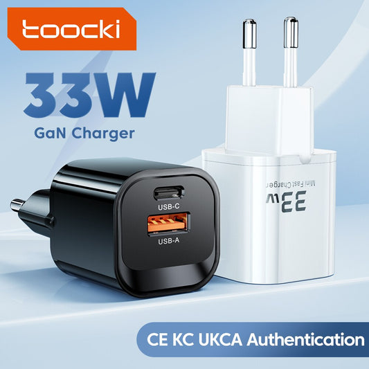 Toocki GaN USB Type-C High-Speed Charger for iPhone Android