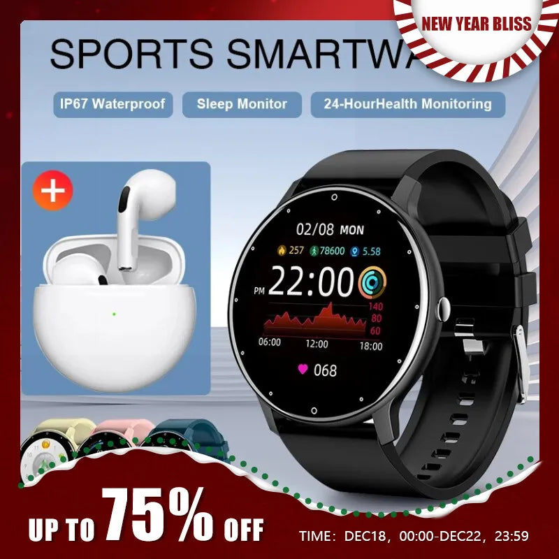 LIGE Smart Watch: Aktivitätstracking, Pulsmesser, Sport, Android &amp; iOS