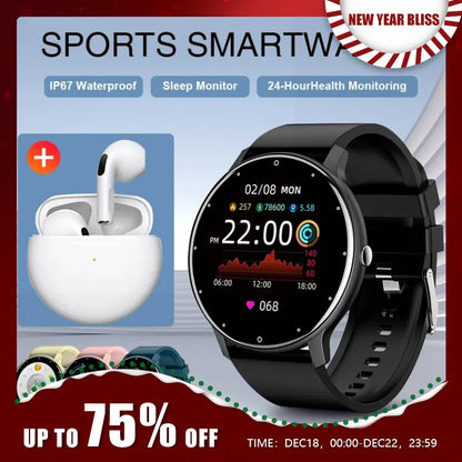 LIGE Smart Watch: Activity Tracking, Heart Rate Monitor, Sports, Android & iOS