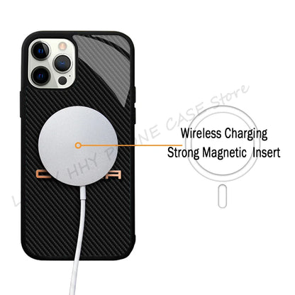 Strong Magnetic Cupra Racing Phone Case for iPhone 11-15