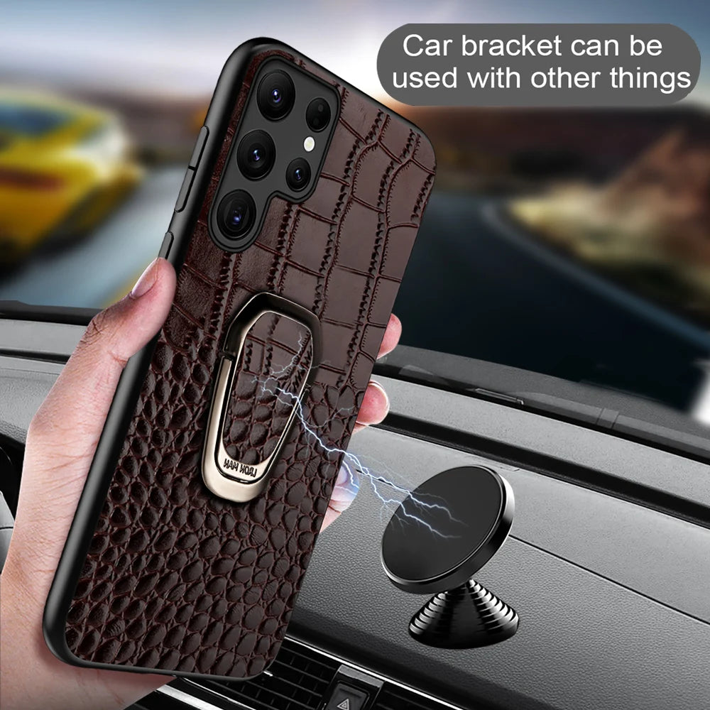 Leather Phone Case for Samsung Galaxy models