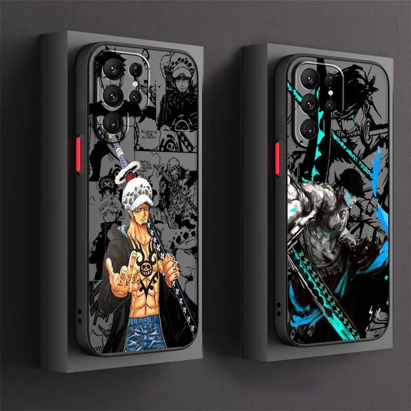 Anime Frosted TPU Case for Samsung Galaxy S24 S23 S22 Plus Ultra Pro 5G