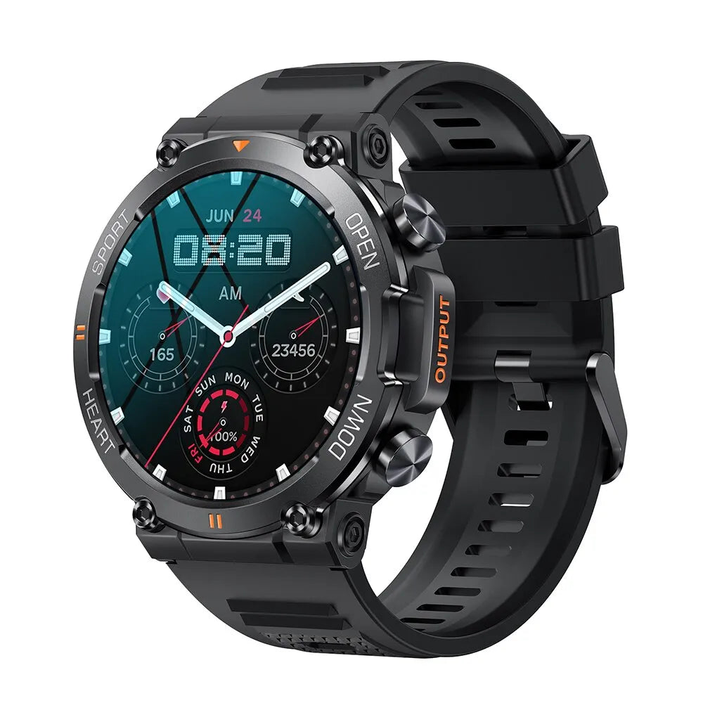 Smartwatch for Sports and Fitness color black