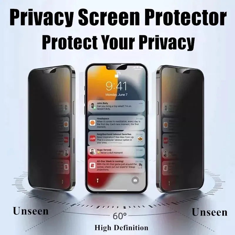 iPhone Privacy Screen Protectors 3-Pack