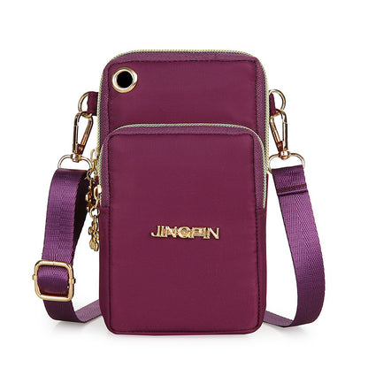 3-Zip Phone/Wallet/Coin Purse Bag