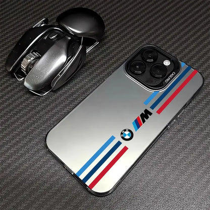 Durable BMW soft silicone case for iPhone 13 Plus with non-slip grip